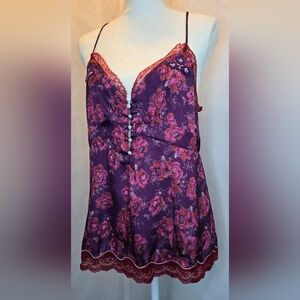 FREE PEOPLE Intimately Night Special Cami in Eggplant   Sz S Retail $68